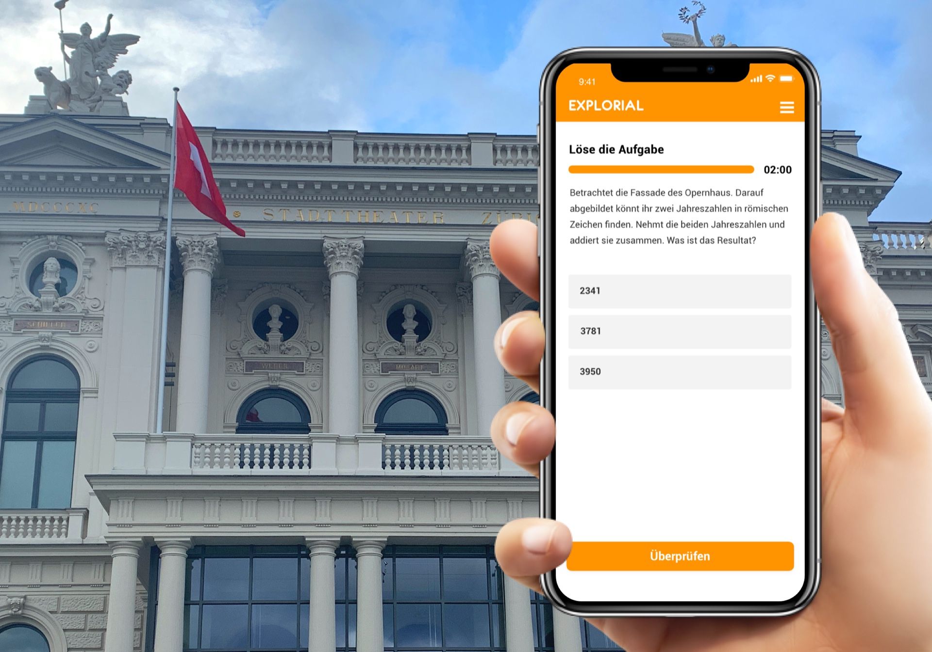 스니츠엘리하트: 스마트폰으로 시내의 시청 외관을 발견하세요.